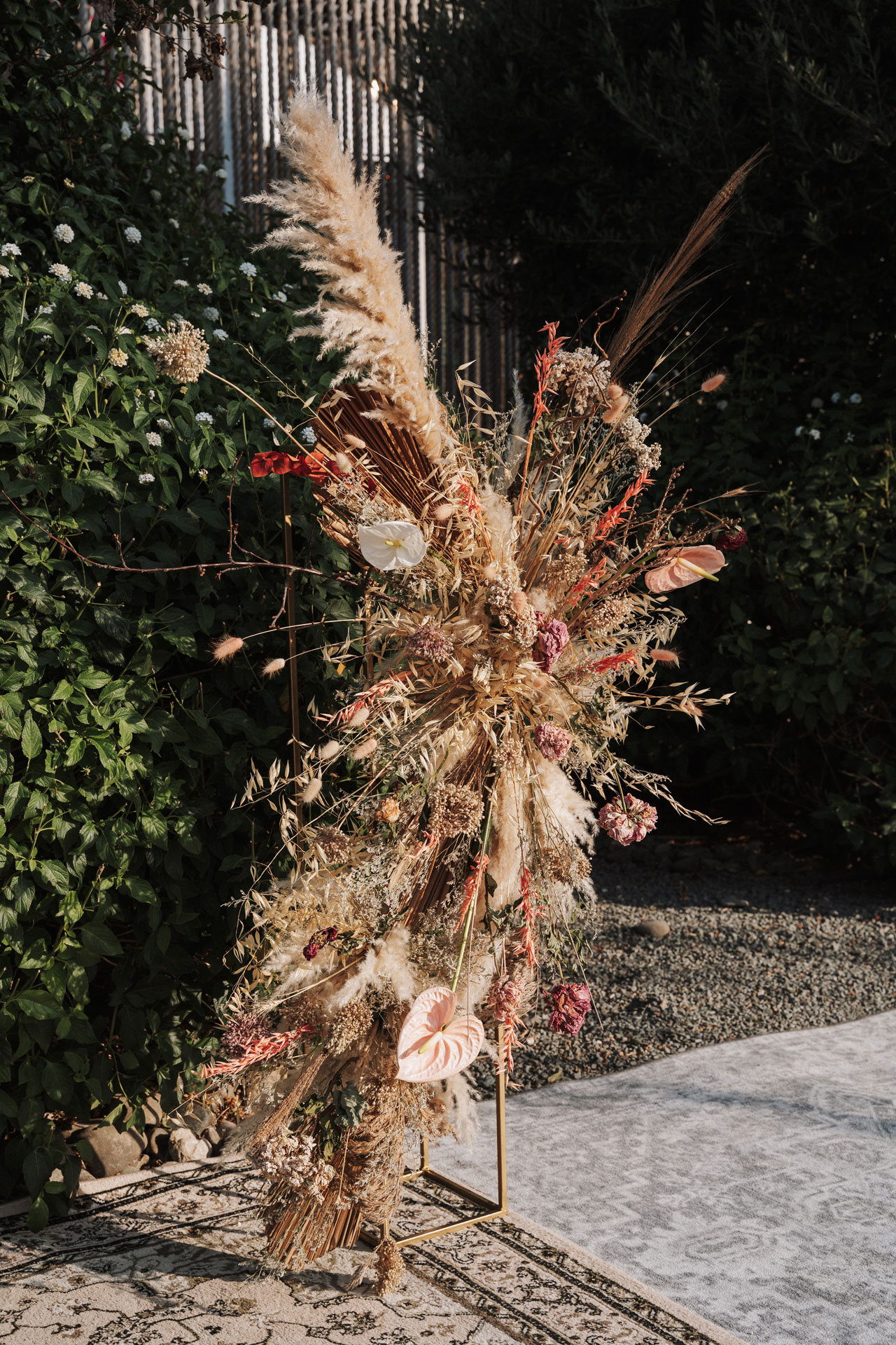 Elegant boho wedding at Aelia
